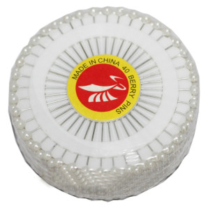 Булавки кравецькі "кулька" (480шт) білі (5840)
