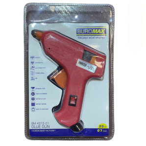Клейовий пістолет BUROMAX BM.4312-01 (20W) для нанесення клею, сержень 7мм (5868)