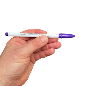 Маркер для тканини Yoke Air Erasable Pen зникаючий, маркер для кравця фіолетовий (5911)