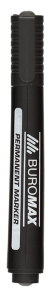 Маркер водостійкий BUROMAX BM.8700-01 JOBMAX 2-4 мм чорний (5937)