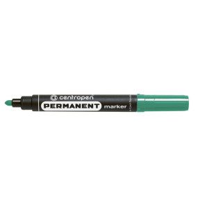 Маркер перманентний CENTROPEN, зелений, 2,5мм 8566-4 (594)