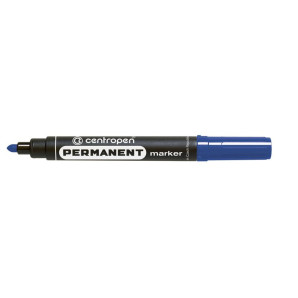 Маркер перманентный CENTROPEN, синий, 2,5мм 8566-3 (595)