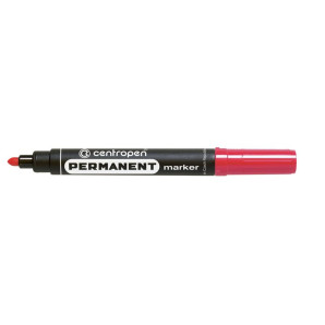 Маркер перманентный CENTROPEN, красный, 2,5мм 8566-2 (596)