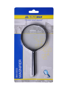 Лупа, 3-разова, діаметр 75 мм, пластик, чорна Buromax BM.4303 (5979)