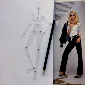 Шаблон жіноча фігура Lekala Fashion Doll (5987)