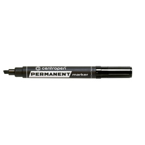 Маркер CENTROPEN Permanent 8576/01 1-4,6 мм клиновидный чёрный (610)