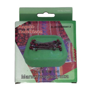 Магнитная игольница для булавок, иголок квадратная 90 х 90 (6158)
