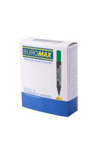 Маркер водостойкий BUROMAX BM.8700-04 JOBMAX 2-4 мм зеленый (6219)
