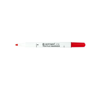 Маркер Textile 2739 1-8 мм червоний Centropen (6315)