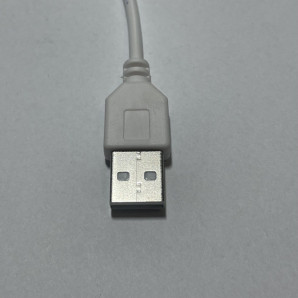 Світлодіодна стрічка біла USB ЮСБ 30см, 5V адаптер (6470)