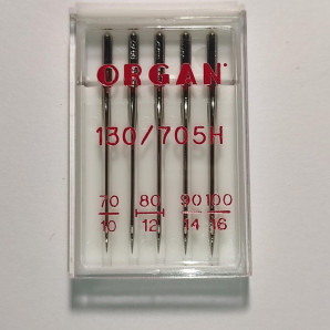 Голки швейні універсальні ORGAN №70/80/90/100 пластиковий бокс 5 штук для побутових швейних машин (6508)