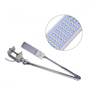 Світильник - лампа для промислових швейних машин ZHT LED 98TS (7W) 40 діодів на струбціні, з вилкою (6514)