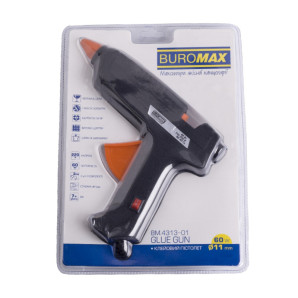 Клейовий пістолет BUROMAX BM.4313-01 (60W) для нанесення клею, стрижень 11мм (6517)