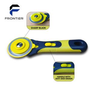Нож роликовый FRONTIER макетный 60мм (6529)