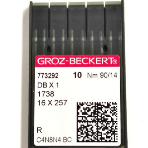 Голки для промислових швейних машин Groz-Beckert DBx1, R, №90 (6766)