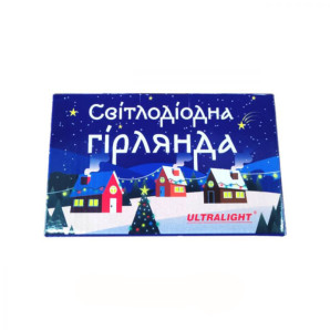 Гірлянда внутрішня світлодіодна лінійна Ultralight DL String 100Led 10м тепле біле світло прозорий дріт 1.2мм IP20 з контролером 64294 (6833)