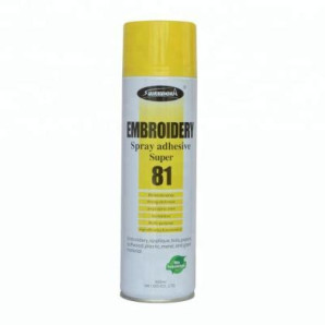 Клей - спрей SprayideA Embroidery Spray Adhesive Super 81 для тимчасової фіксації деталей під час шиття та вишивки 550 мл (6871)