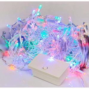 Гирлянда внутренняя Ultralight DL String 200Led, IP 20, 20м. разноцветный свет, с контролером 64355 (6880)