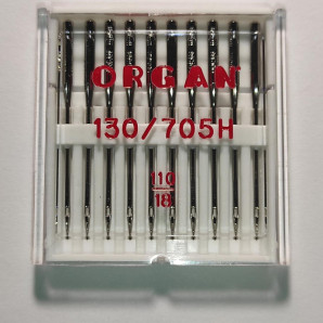 Голки швейні універсальні ORGAN №110 пластиковий бокс 10 штук для побутових швейних машин (6992)
