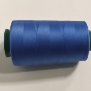 Нитки швейні універсальні 100% поліестер 40/2 Tigertex 4000 ярдів блакитно-синій (058) (7068)