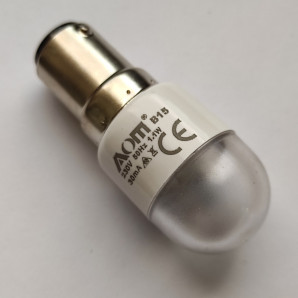 Світлодіодна лампа для швейних машин AOM B15, 1.1 W, 230 V, 6400 K, 25000 hrs, 40 Lm (7115)