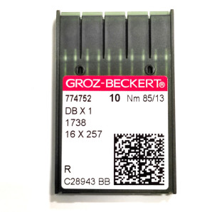 Иглы для промышленных швейных машин Groz-Beckert DBx1, R, №85/13 (7124)
