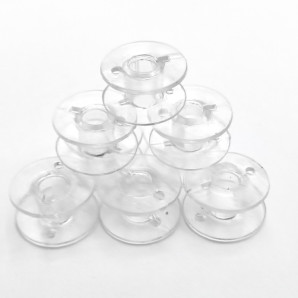 Шпульки Peri для бытовых швейных машин (20х11mm) пластиковые, эконом вариант (7125)