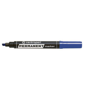 Маркер CENTROPEN Permanent 8576/03 1-4,6 мм клиновидный синий (7138)