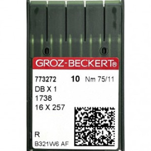 Голки для промислових швейних машин Groz-Beckert DBx1, R, №75/11 (7142)
