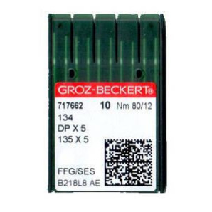 Голки для промислових швейних машин Groz-Beckert DPx5, FFG/SES, №80/12 (7161)
