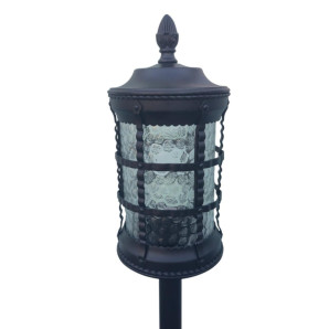 Світильник вуличний Lusterlicht QMT 11633Н Lettera Е27 стовп (7369)
