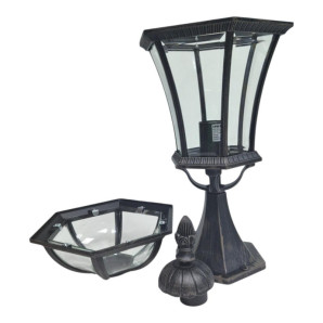 Світильник вуличний Lusterlicht Real II 1504L Е27 стовпчик низький (7374)