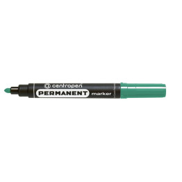 Маркер перманентний CENTROPEN, зелений, 2,5мм 8566-4 (594)