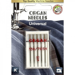 Голки швейні універсальні ORGAN №90 для побутових швейних машин блістерна упаковка 5 штук (6497)