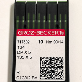 Голки для промислових швейних машин Groz-Beckert DPx5, R, №90 (6775)