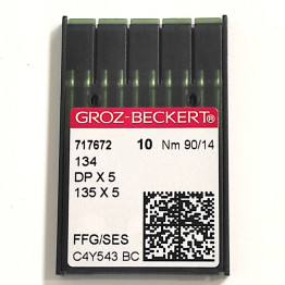 Голки для промислових швейних машин Groz-Beckert DPx5, FFG/SES, №90 (6776)