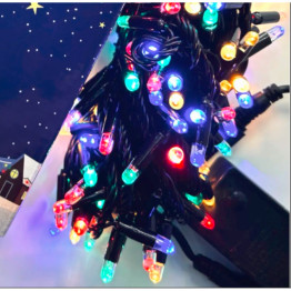 Гірлянда світлодіодна лінійна з контролером Ultralight 64386 DL String 100Led 10м. IP44, різнокольорове світло (6915)