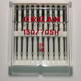 Иглы швейные универсальные ORGAN №110 пластиковый бокс 10 штук для бытовых швейных машин (6992)