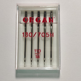 Голки швейні універсальні ORGAN №110 пластиковий бокс 5 штук для побутових швейних машин (6993)