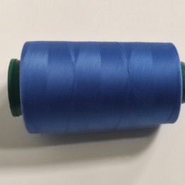 Нитки швейні універсальні 100% поліестер 40/2 Tigertex 4000 ярдів блакитно-синій (058) (7068)